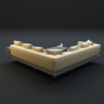 现代沙发茶几组合