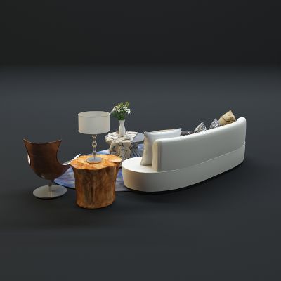  现代沙发茶几组合