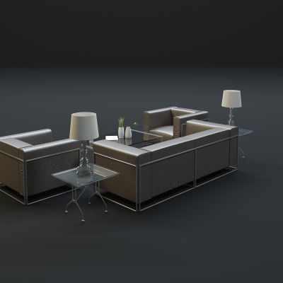 现代沙发茶几组合