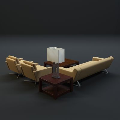 现代沙发茶几组合