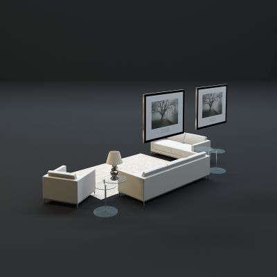 现代沙发茶几组合