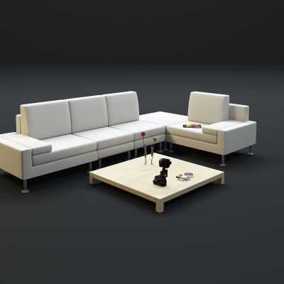 现代沙发茶几组合