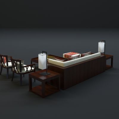 现代沙发茶几组合