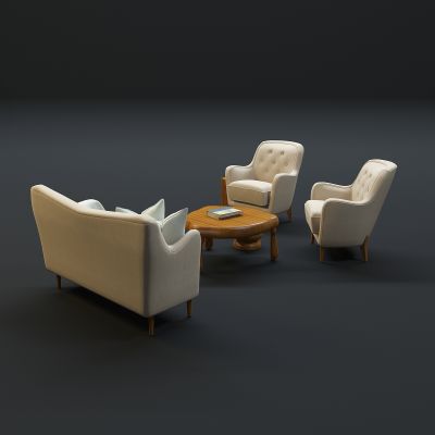 现代沙发茶几组合