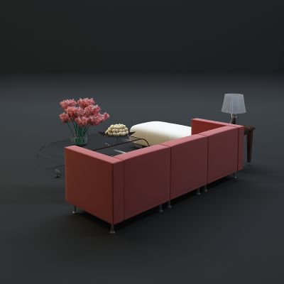 现代沙发茶几组合