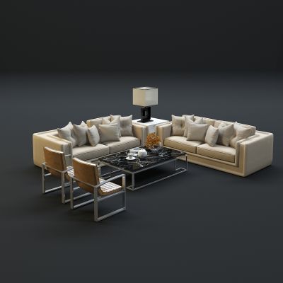  现代沙发茶几组合