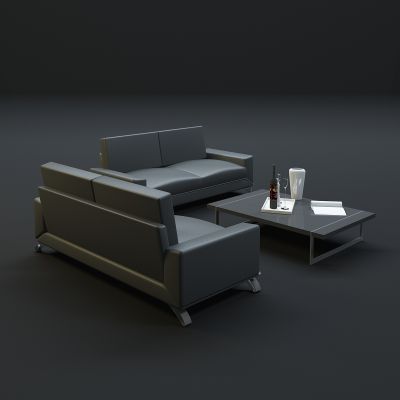 现代沙发茶几组合