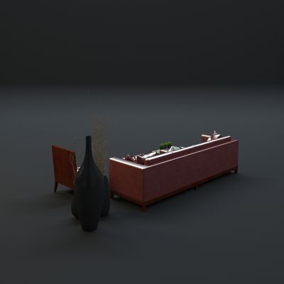  现代沙发茶几组合