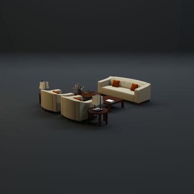  现代沙发茶几组合