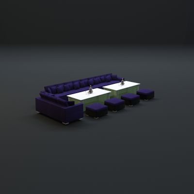 现代沙发茶几组合