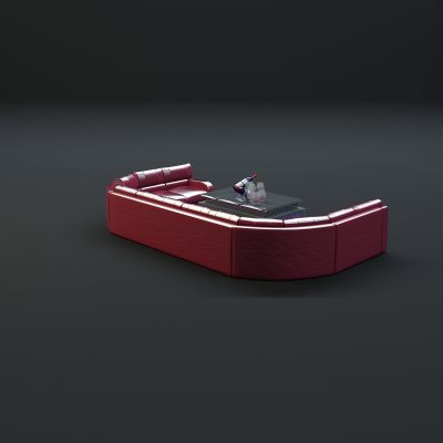 现代沙发茶几组合