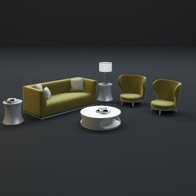 现代沙发茶几组合