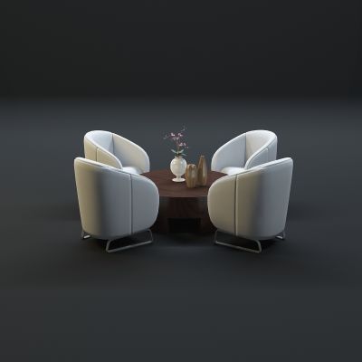 现代沙发茶几组合