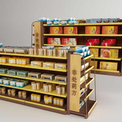 中式药柜 展示柜