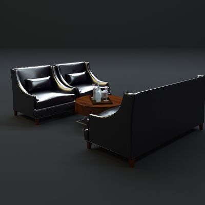 现代沙发茶几组合