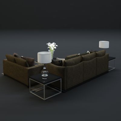 现代沙发茶几组合