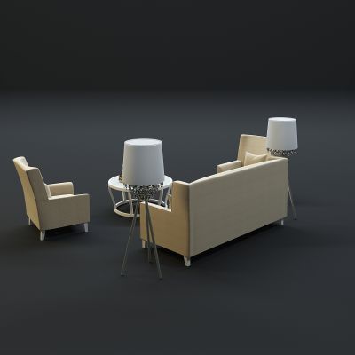 现代沙发茶几组合