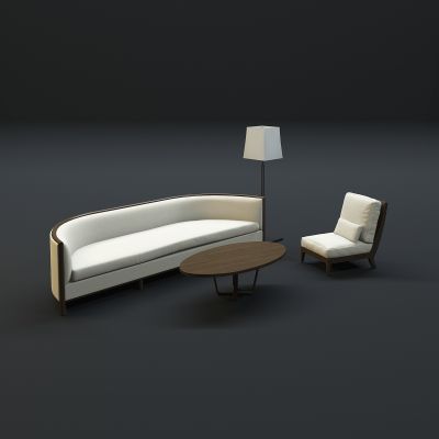 现代沙发茶几组合