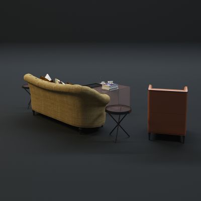 现代沙发茶几组合