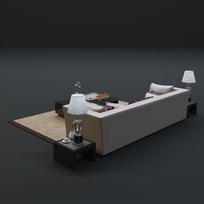 现代沙发茶几组合