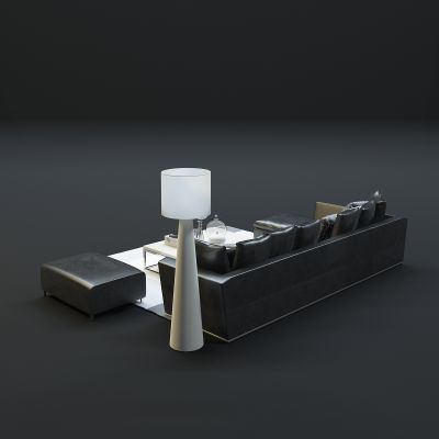  现代沙发茶几组合