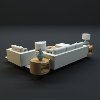 现代沙发茶几组合