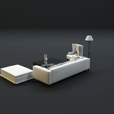 现代沙发茶几组合