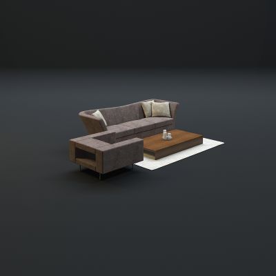 现代沙发茶几组合