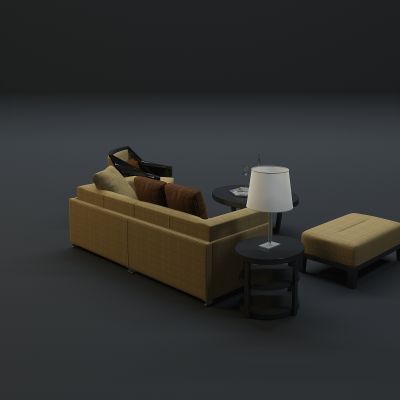 现代沙发茶几组合