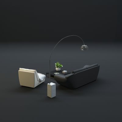 现代沙发茶几组合