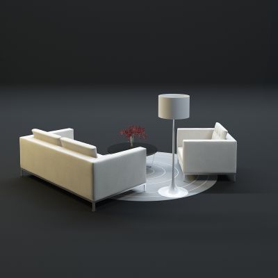 现代沙发茶几组合