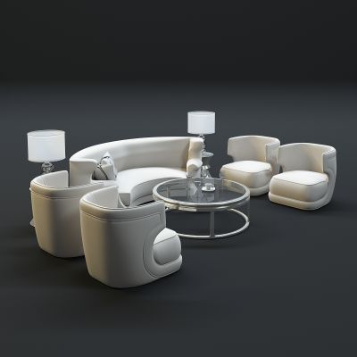 现代沙发茶几组合