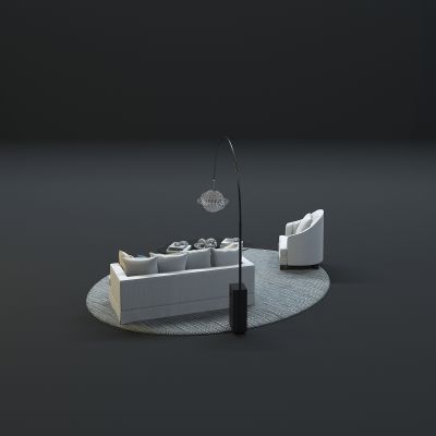 现代沙发茶几组合