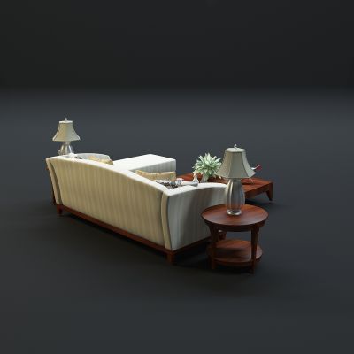 现代沙发茶几组合