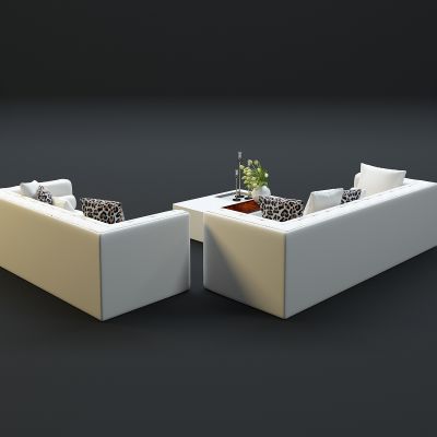 现代沙发茶几组合