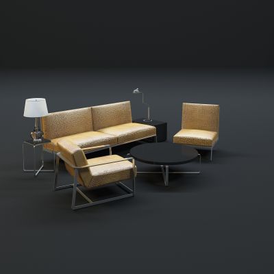 现代沙发茶几组合