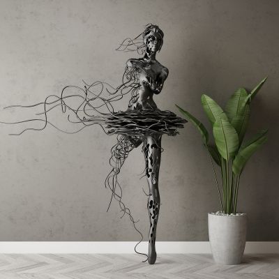 现代家居组合，饰品，沙发柜子挂画