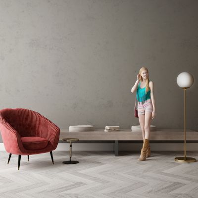 现代家居组合，饰品，沙发柜子挂画