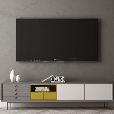 现代家居组合，饰品，沙发柜子挂画