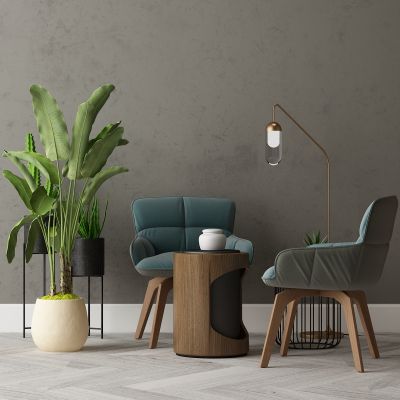 现代家居组合，饰品，沙发柜子挂画