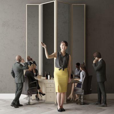 现代家居组合，饰品，沙发柜子挂画