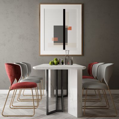 现代家居组合，饰品，沙发柜子挂画