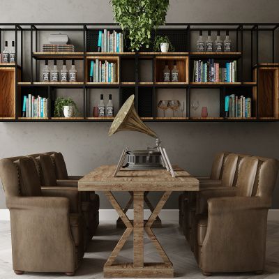 现代家居组合，饰品，沙发柜子挂画