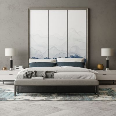 现代家居组合，饰品，沙发柜子挂画