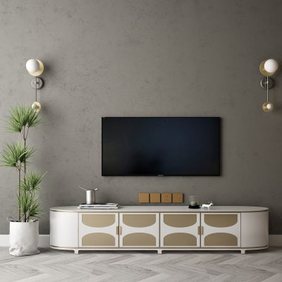 现代家居组合，饰品，沙发柜子挂画