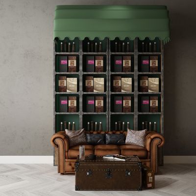 现代家居组合，饰品，沙发柜子挂画