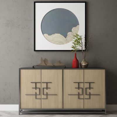 现代家居组合，饰品，沙发柜子挂画