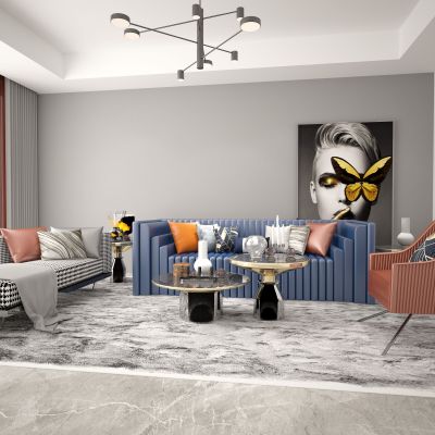 后现代沙发组合