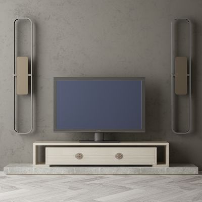 现代家居组合，饰品，沙发柜子挂画