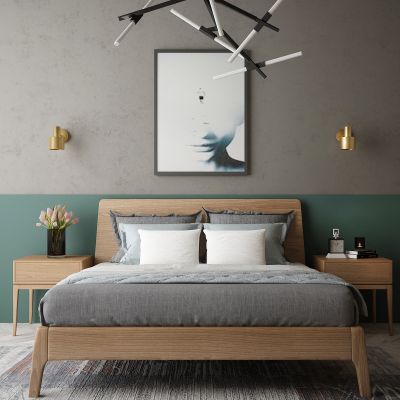 现代家居组合，饰品，沙发柜子挂画